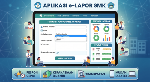 Aplikasi e-Lapor pada SMK